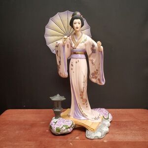 The Franklin Mint YOSHIKO Manabu Saito Princess of Cherry Blossoms Figurine